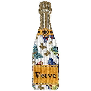 Farfalla Butterflies Champagne Painted Canvas C'ate La Vie 
