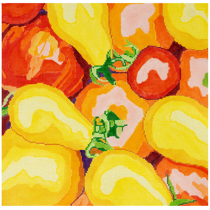 Farmer's Market Fancy Tomatoes Painted Canvas Jean Smith  - 1