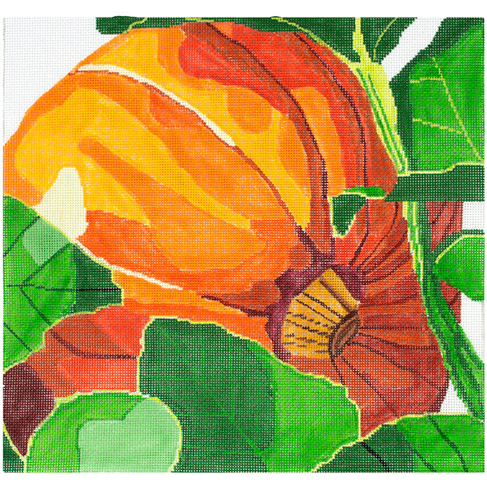 Farmer's Market Pumpkin Painted Canvas Jean Smith 