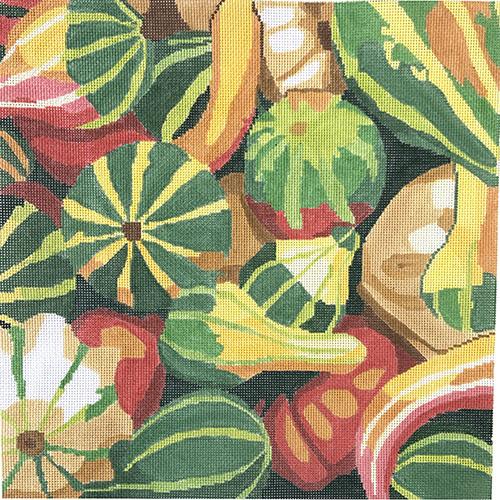 Farmer's Market Squash #1 Painted Canvas Jean Smith 