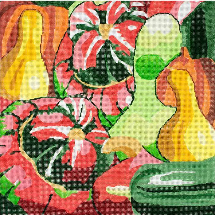 Farmer's Market Squash #2 Painted Canvas Jean Smith  - 1