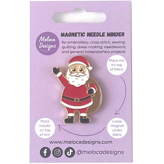 Father Christmas Needleminder Accessories Meloca Designs 