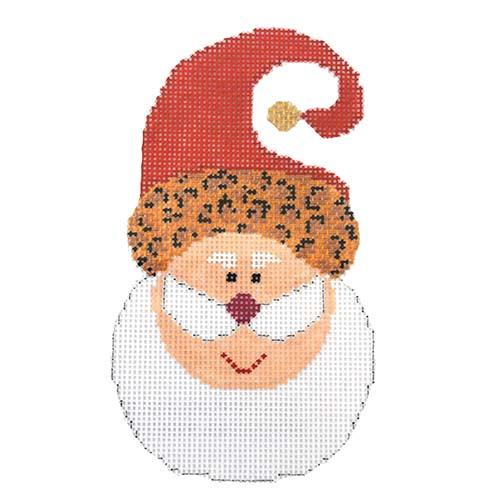 Faux Fur Santa Painted Canvas The Princess & Me 
