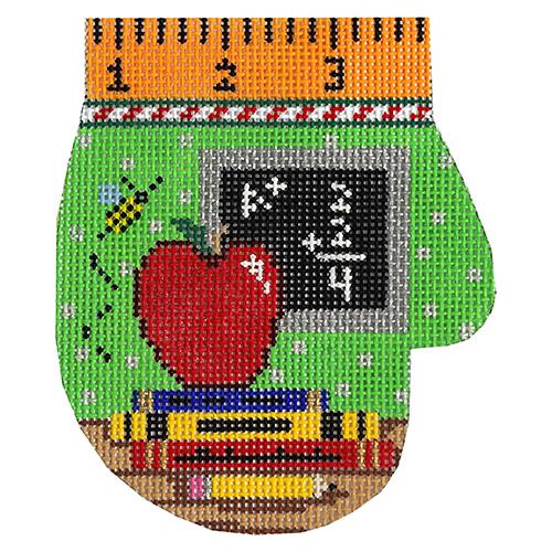 Favorite Teacher Mitten Painted Canvas The Meredith Collection  - 1