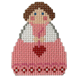 February Angel Painted Canvas KCN Designers 
