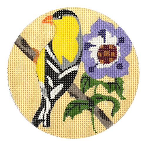 Finch Painted Canvas Melissa Prince Designs  - 1