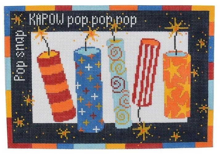 Firecrackers Painted Canvas Pippin  - 1