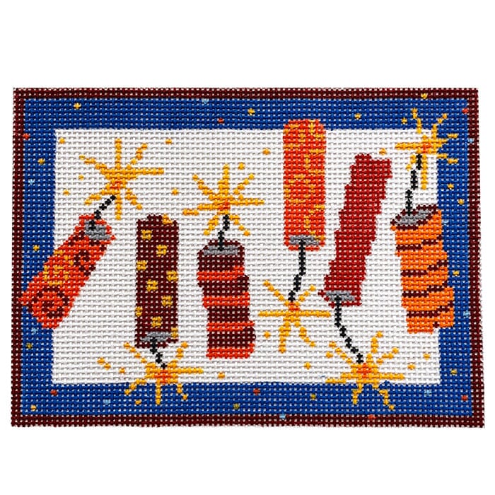 Firecrackers Six Painted Canvas Pippin  - 1