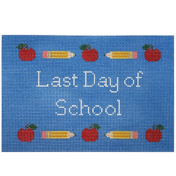 First & Last Day of School 2-Piece Set Painted Canvas Le Point Studio 