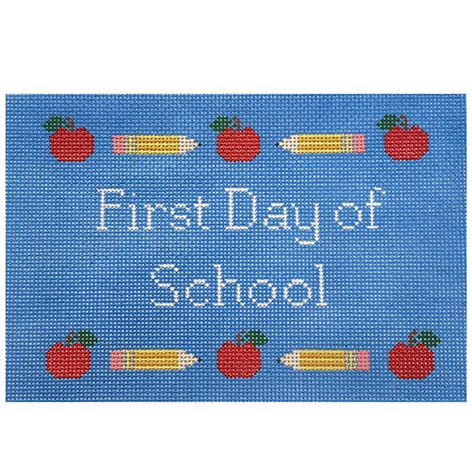 First & Last Day of School 2-Piece Set Painted Canvas Le Point Studio 