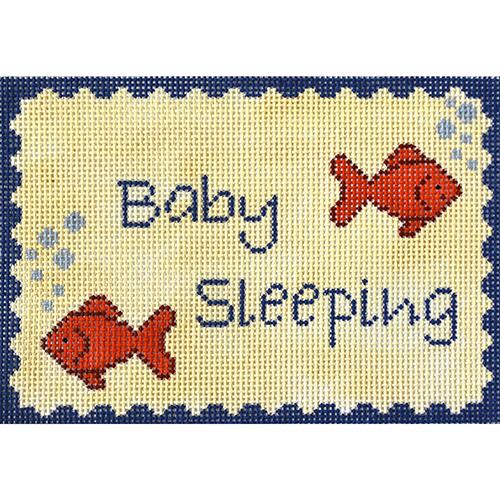 Fish Baby Sleeping Painted Canvas J. Child Designs 