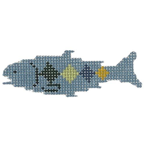 Fish Diamond Painted Canvas Pippin 
