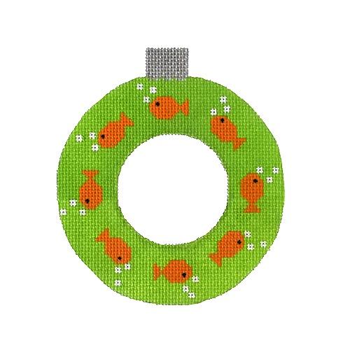 Fish Frame Painted Canvas Pepperberry Designs  - 1