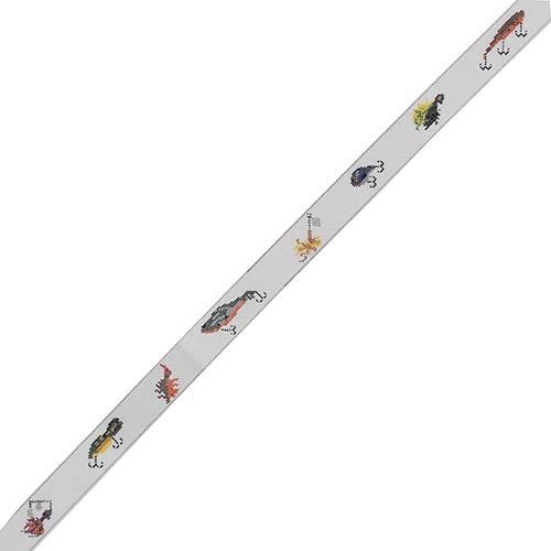 Fishing Lures Belt Painted Canvas The Meredith Collection  - 1