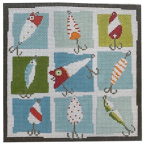 Fishing Lures Painted Canvas Pippin  - 1