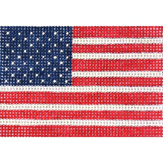 Flag Insert (NC) Painted Canvas Needle Crossings 
