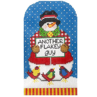 Flakey Fred Painted Canvas NeedleDeeva 

