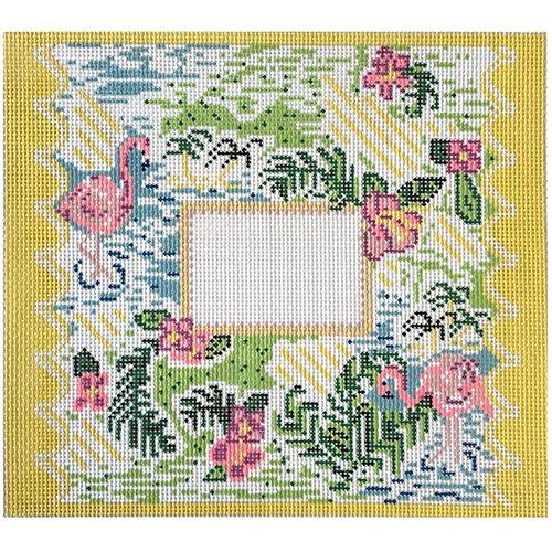 Flamingo Bag Painted Canvas KCN Designers  - 1