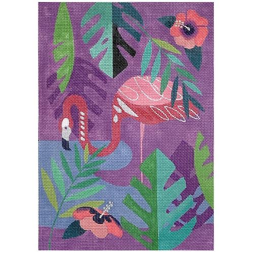 Flamingo (LYM) Painted Canvas Love You More  - 1