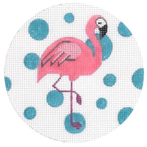 Flamingo Painted Canvas A Poore Girl Paints  - 1