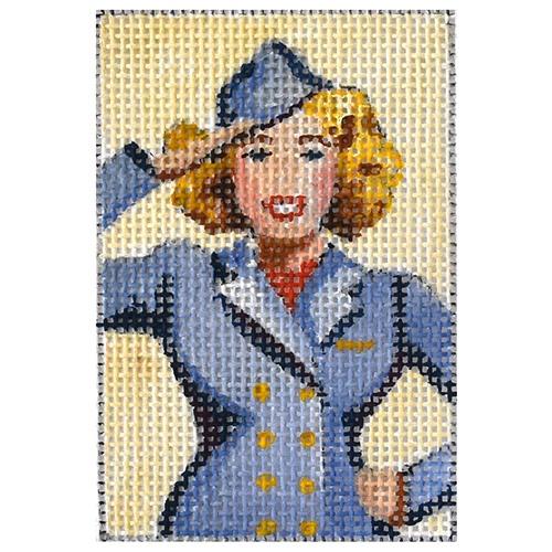 Flight Attendant Insert Painted Canvas Colors of Praise 
