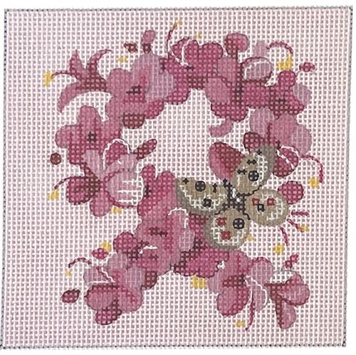 Floral Pink Ribbon Painted Canvas Colors of Praise 
