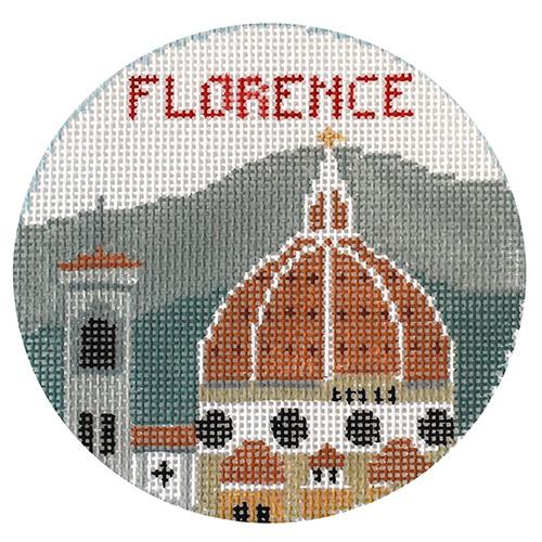 Florence Painted Canvas Kathy Schenkel Designs  - 1