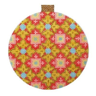 Florentine Bauble   Gold Painted Canvas Kirk & Bradley 
