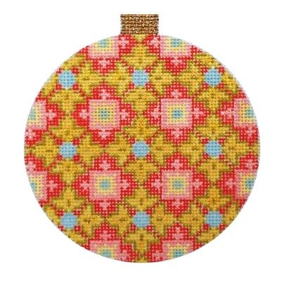 Florentine Bauble   Gold Painted Canvas Kirk & Bradley 
