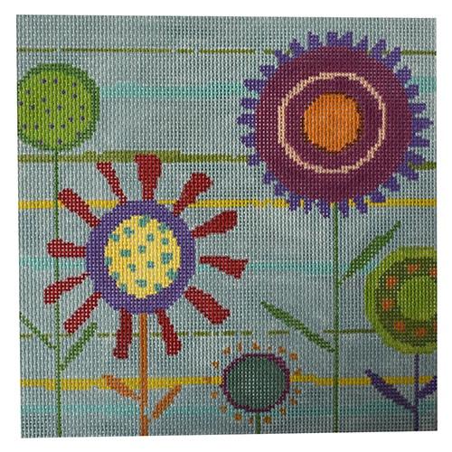 Floret Dusk Painted Canvas Birds of a Feather  - 1