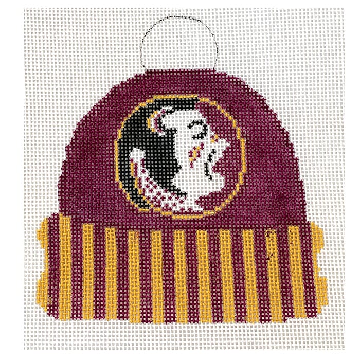 Florida State Cap Painted Canvas Kristine Kingston  - 1