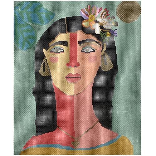 Flower Goddess   Courage Painted Canvas Hello Tess  - 1