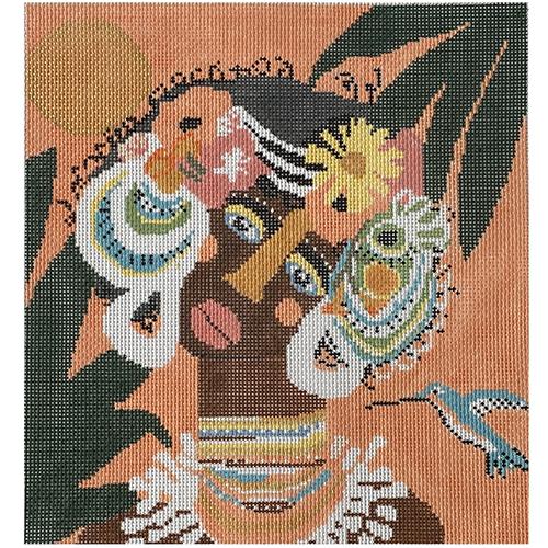 Flower Goddess   Hope Painted Canvas Hello Tess  - 1