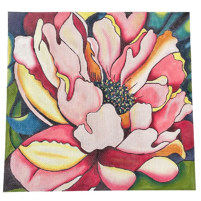 Flower Painted Canvas Alice Peterson Company  - 1