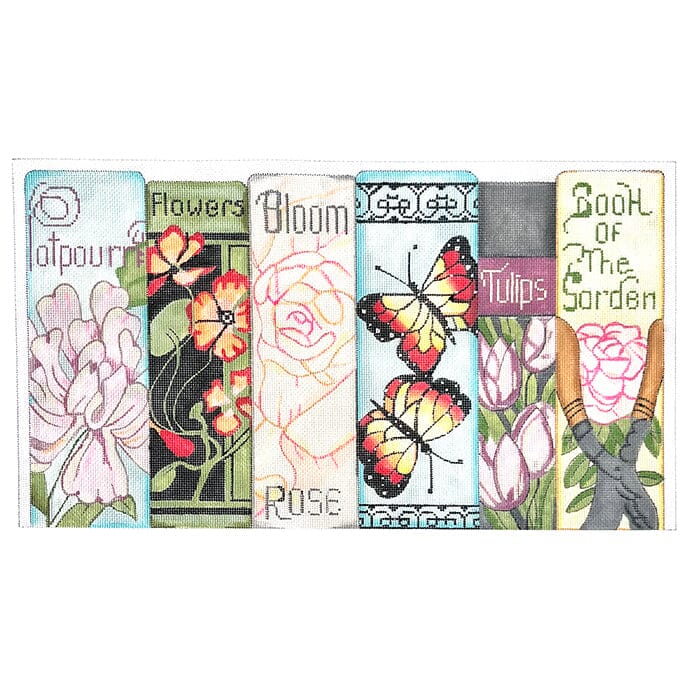 Flowers Books Painted Canvas Alice Peterson Company  - 1