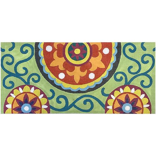 Folk Floral Painted Canvas Colors of Praise  - 1