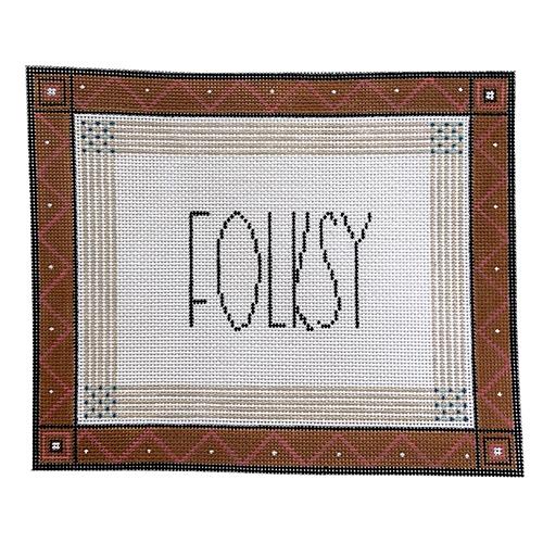 Folksy Painted Canvas Hello Tess 