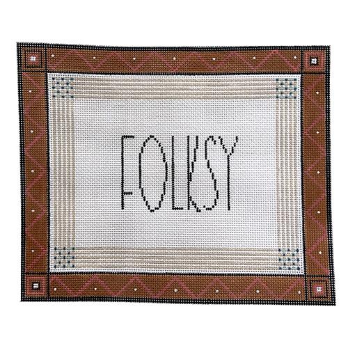 Folksy Painted Canvas Hello Tess 
