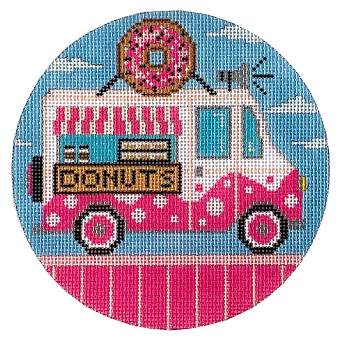 Food Truck - Donuts Painted Canvas The Meredith Collection 