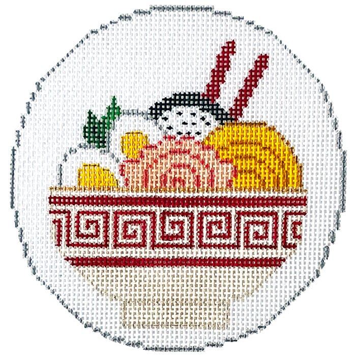 Food Truck   Poke Bowl Painted Canvas The Meredith Collection 
