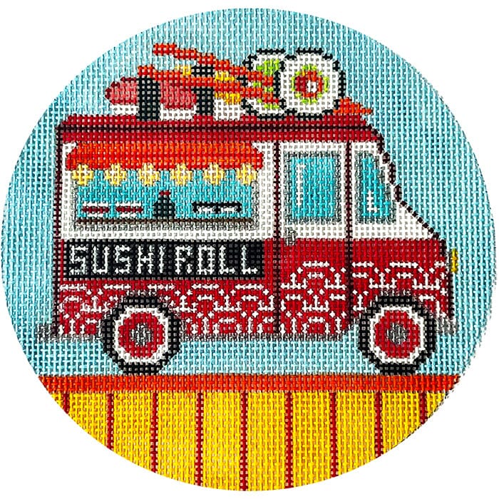 Food Truck - Sushi Painted Canvas The Meredith Collection 