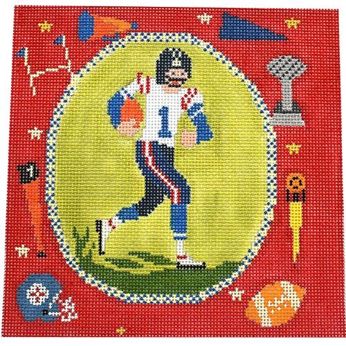 Football   Boys Painted Canvas Birds of a Feather  - 1