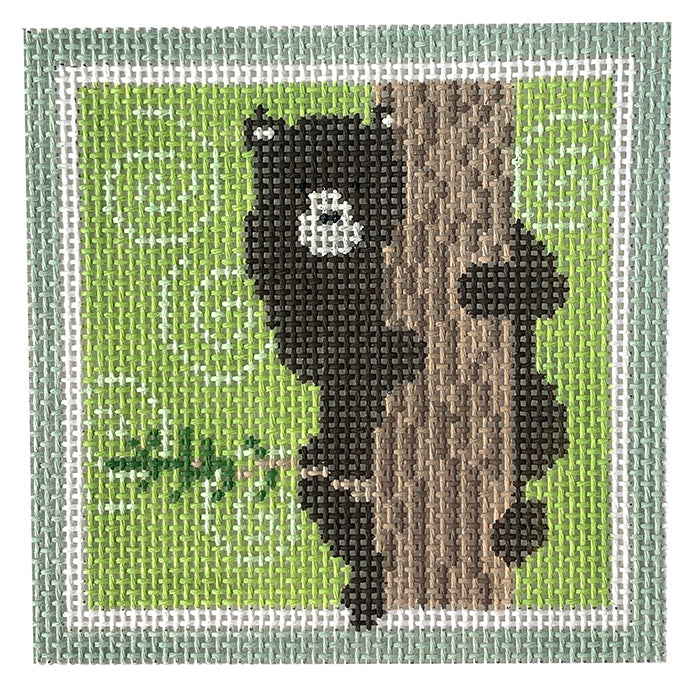 Forest Creatures   Brown Bear Painted Canvas Pippin  - 1