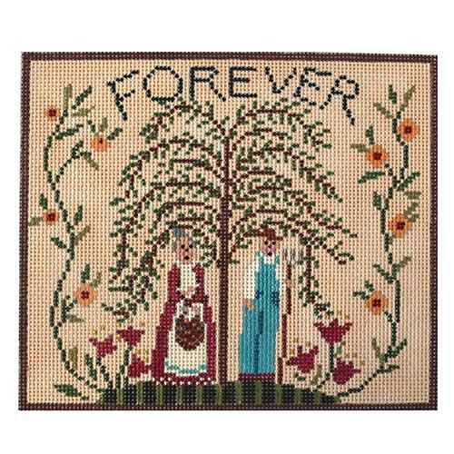Forever Painted Canvas Birds of a Feather  - 1