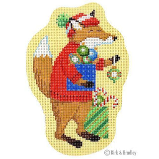 Fox & Baubles Painted Canvas Kirk & Bradley 
