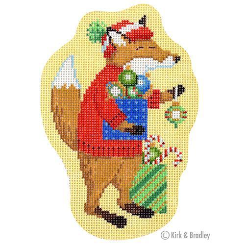 Fox & Baubles Painted Canvas Kirk & Bradley 
