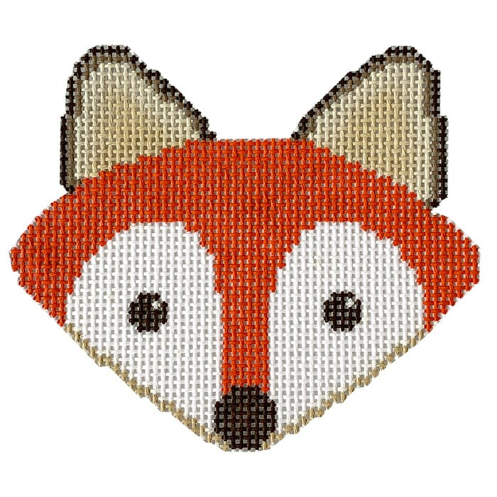 Fox Face Painted Canvas CBK Needlepoint Collections 
