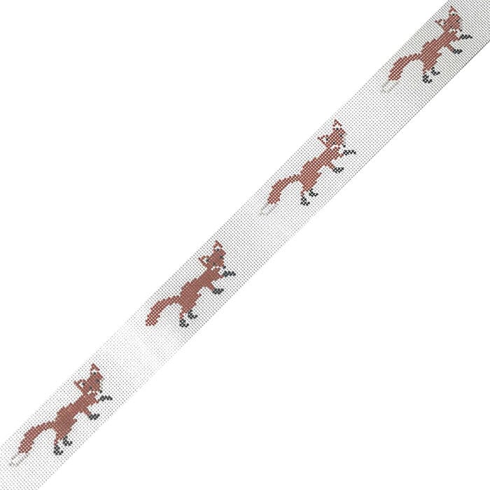 Foxes Belt Painted Canvas Kristine Kingston  - 1