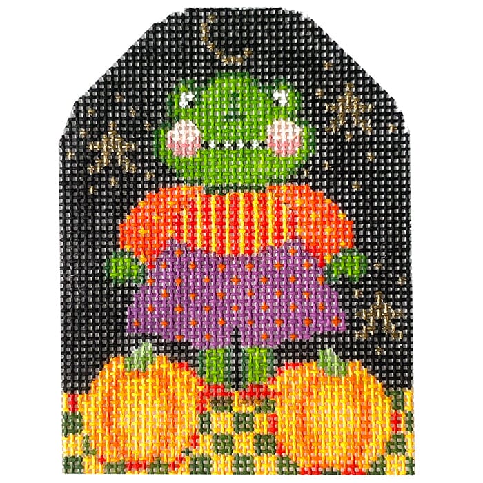 Frederika Froggy Painted Canvas NeedleDeeva 
