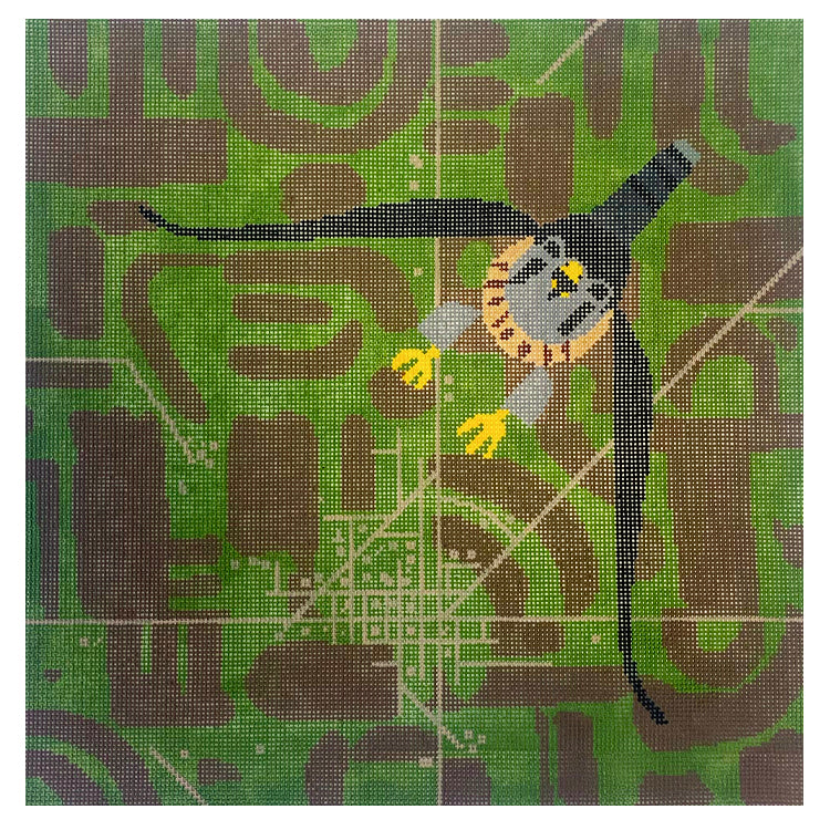 Frequent Flyer Painted Canvas Charley Harper  - 1